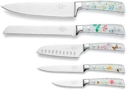  Lenox Butterfly Meadow 6-Piece Block Set, One Size, White