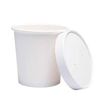  40 Count (16 Oz) One - Pint Frozen Dessert Containers With Lids Ice Cream Cups With Lids