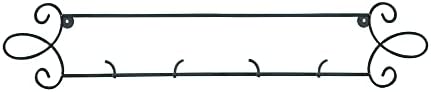  4-Place Horizontal Black Plate Rack For Collectible Plates, Plaques, Dishes, & China