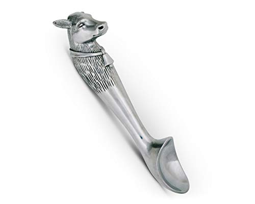  Designs Aluminum Cow Ice Cream Scoop 10 Inch Long