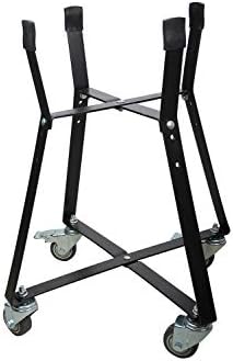 Rolling Cart For Big Green Egg Accessories Rolling Nest With Heavy Duty Locking Caster Wheels Powder Coated Steel Rolling Outdoor Cart For Large Big Green Egg Kamado Joe Grill Stand