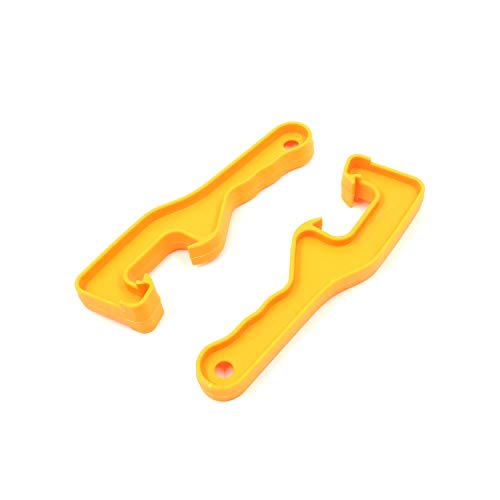  5Pcs Universal Lid Can Opener Orange Plastic For Bucket Lid Paint Cover (Orange)