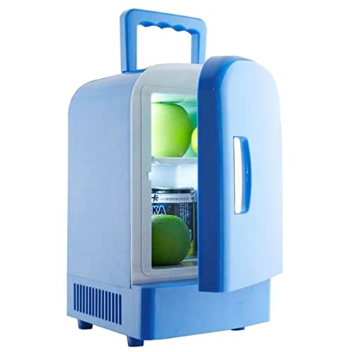  TONPOP Portable Makeups Refrigerator, Mini Refrigerator 4L Car Cooler 30-40W Dc 12v Ac 220-240v Hot And Cold Mode Cosmetic Storage Rv Travel Camping Gift (220v)