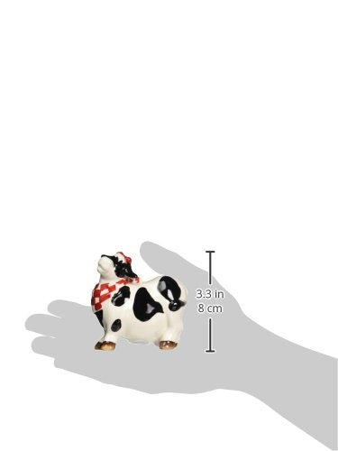  Barn Yard Cow Salt And Pepper Set, 3-1/4-Inch, 3-1/2-Inch