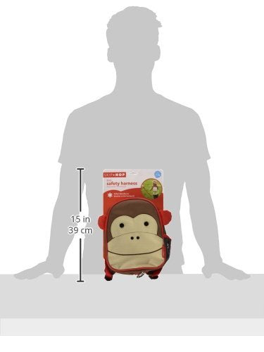  Skip Hop Toddler Backpack Leash, Zoo, Monkey (Discontinued By Manufacturer)