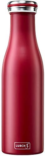Lurch Urch Germany Thermal Bottle For Hot And Cold Drinks Made Of Double-Walled Stainless Steel (Burgundy, 16, Oz. | 0.5l)