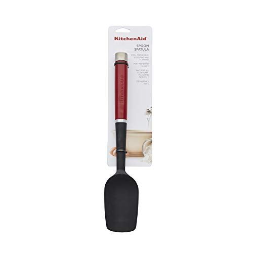 KitchenAid Gourmet Spoon Spatula, 11.85-Inch, Matte Red