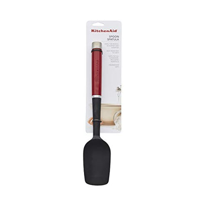 KitchenAid Gourmet Spoon Spatula, 11.85-Inch, Matte Red