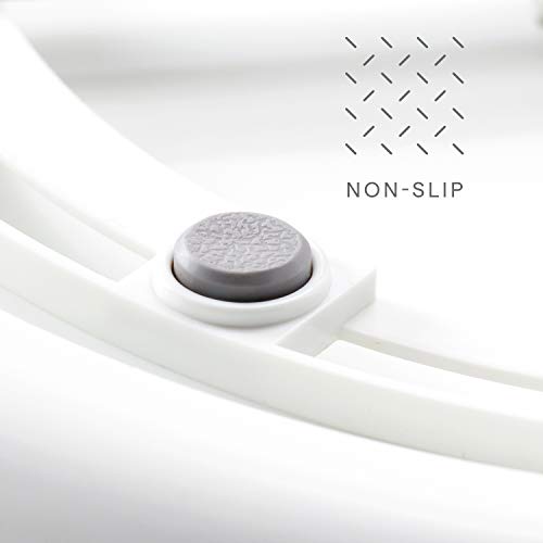  SinkSuite Under Sink Turntable With Adjustable Dividers, Lazy Susan Organizer For Kitchen Or Bathroom Storage