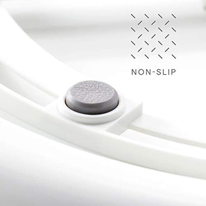  SinkSuite Under Sink Turntable With Adjustable Dividers, Lazy Susan Organizer For Kitchen Or Bathroom Storage