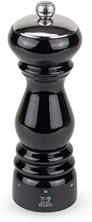 Peugeot PARIS ICÔNE Salt-Mils-Grinders, 22cm-8¾in, Black Lacquer