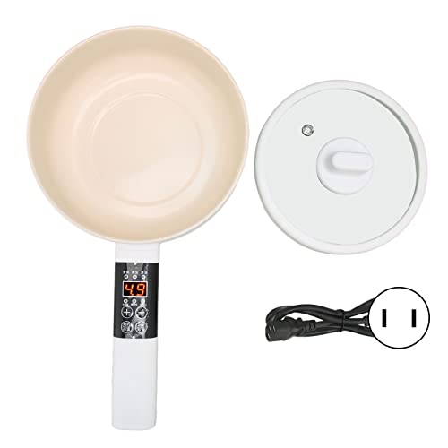  Ortable Electric Frying Pan 700W 1.8L Multifunction Electric Skillet 5 Cooking Modes Rice Office Eggs US Plug 110V