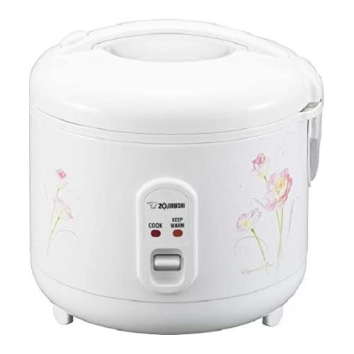  NS-RPC10 Rice Cooker And Warmer (1.0-Liter, Tulip) Bundle With 2-Piece Silicone Spatula Set And Rice Washing Bowl (3 Items)