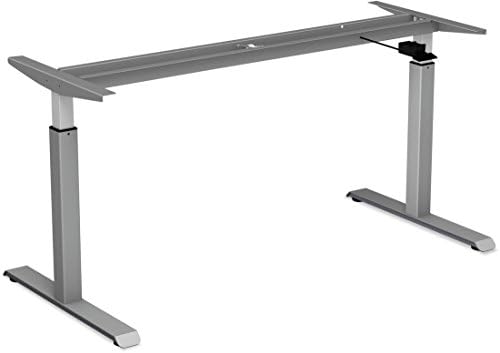  Alera ALEHTPN1B AdaptivErgo 26.18 In. 39.57 In. Pneumatic Height-Adjustable Table Base - Black