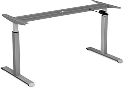  Alera ALEHTPN1B AdaptivErgo 26.18 In. 39.57 In. Pneumatic Height-Adjustable Table Base - Black