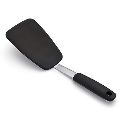 OXO Good Grips Ground Meat Chopper & Good Grips Large Silicone Flexible Turner, Stainless Steel