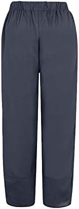  Capri Pants For Women Plus Size Cotton Linen Pockets Wide Leg Trousers Graffiti Print Relex Fit Beach Cropped Pants