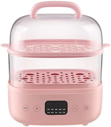  MJWDP Food Steamer 10 Hours Reservation Food Warmer Reheat Automatic Insulation Washable Base Steam Pot Cookware (Color : Gray)
