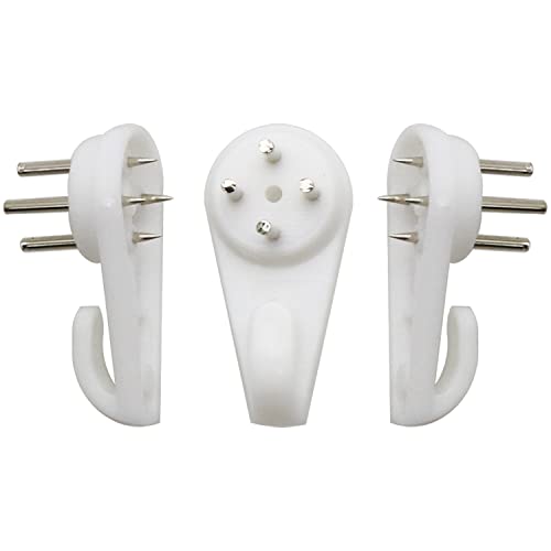  10PCS 8 Inch Plate Hangers Wall Plate Hangers And 10 PCS Wall Hooks For 7.5 To 8.5 Inch Decorative Plates, Antique China, Antique Plates And Arts