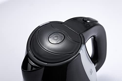  Mini Electric Kettle 0.9L,Kettle Water Boiler,Portable Tea Kettles With Auto Shut Off,Travel Kettle,Personal Kettle,Aiosa Electric Kettle(Black)