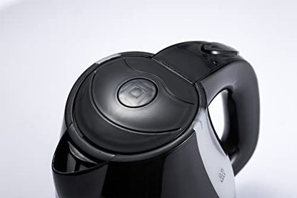 Mini Electric Kettle 0.9L,Kettle Water Boiler,Portable Tea Kettles With Auto Shut Off,Travel Kettle,Personal Kettle,Aiosa Electric Kettle(Black)