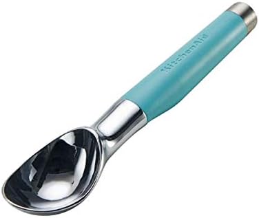 KitchenAid KO117OHAQA Gourmet Ice Cream Scoop, One Size, Matte Aqua Sky