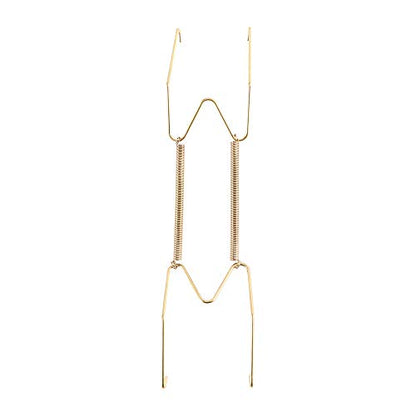  Wall Dish Spring Holder Dismountable Securing Clip Fixed Home Decor Wall Display Golden Dish Decoration Crafts 6/7/8/10/12/14/16 Inch(10 Inch)