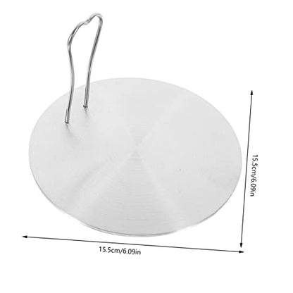  Induction Cooker Heating Plate Electric Diffuser Induction Hot Plate Glass Dishes Heat Diffuser For Glass Cooktop Stainless Steel Coffee Pot Glass Induction Cooktop Plate Round Gas
