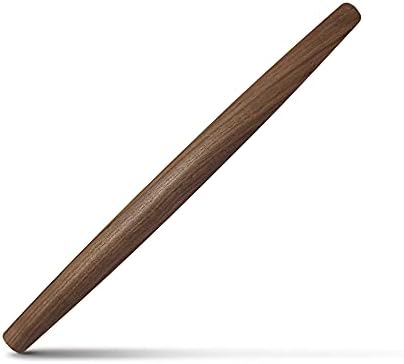  French Rolling Pin (18 Inches) –WoodenRoll Pin For Fondant, Pie Crust, Cookie, Pastry, Dough –Tapered Design & Smooth Construction - Essential Kitchen Utensil