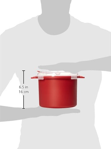  Cook 11 Cup Microwave Rice Cooker, White