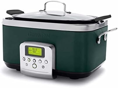 Greenpan Elite Essential Smart Electric 6QT Skillet Pot, Presets To Sear Saute Stir-Fry And Cook Rice, Healthy Ceramic Nonstick And Dishwasher Safe Parts, Easy-to-use LED Display, Ponderosa Pine