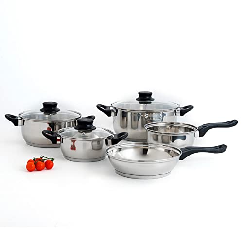  Quid BATERIA 5P INOX Habitat QD Kitchen Battery, Estandar, Steel