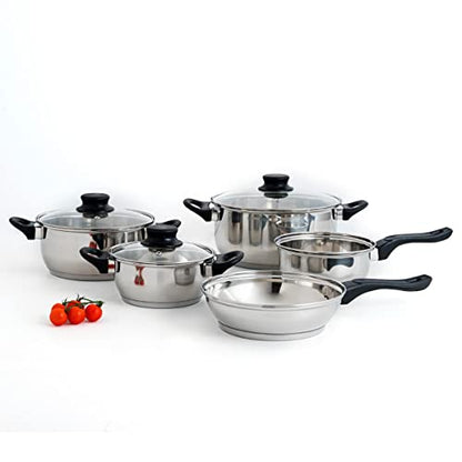  Quid BATERIA 5P INOX Habitat QD Kitchen Battery, Estandar, Steel