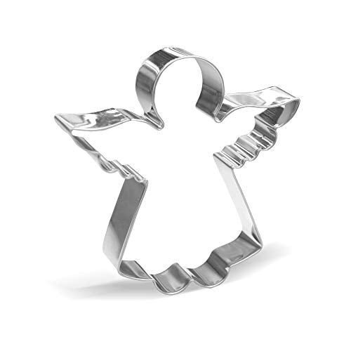  4.3 Inch Angel Cookie Cutter – Stainless Steel