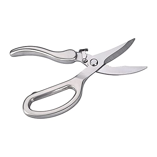  Kitchen Shears 304 Stainless Steel Handle Turtle Hollow Handle Kitchen Scissors To Remove Hard Bones Powerful Chicken Bone Scissors