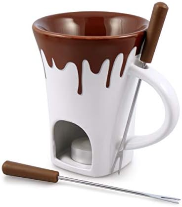  F12064 4-Piece Nostalgia Chocolate Fondue Mug Set