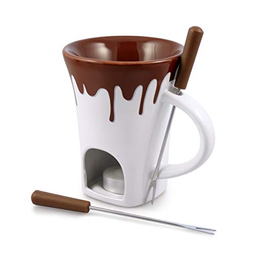  F12064 4-Piece Nostalgia Chocolate Fondue Mug Set