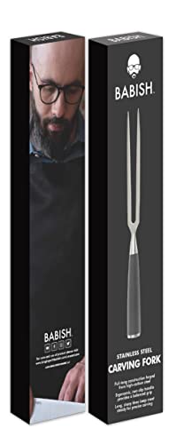  High-Carbon 1.411 German Steel Cutlery, 6.5" Carving Fork