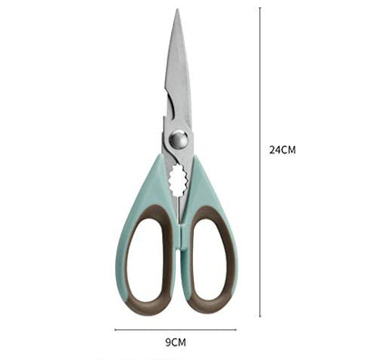  Kitchen Shears, Premium Stainless Steel Chicken Bone Scissors With Blade Protect Cover, Comfort Grip Heavy Duty Culinary Scissors Bottle Opener, For Cut Meat/Vegetable/Herb/Poultry Bone/Fruit/Nut