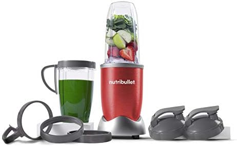 NutriBullet Pro - 13-Piece High-Speed Blender/Mixer System With Hardcover Recipe Book Included (900 Watts) Champagne, Standard