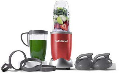 NutriBullet Pro - 13-Piece High-Speed Blender/Mixer System With Hardcover Recipe Book Included (900 Watts) Champagne, Standard