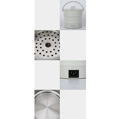  Gazechimp Electric Hotpot Cooker Steamer Dual Voltage For Party Stainless Steel Base