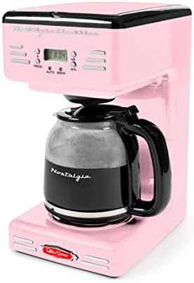  Retro 12-Cup Programmable Coffee Maker, Yellow