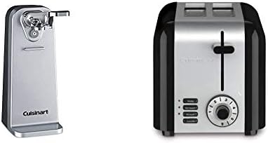 Cuisinart CCO-50BKN Deluxe Electric Can Opener, Black & Swing-A-Way Portable Can Opener, Black 7-Inch