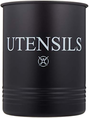  Utensil Holder Large Crocks Kitchen (black)