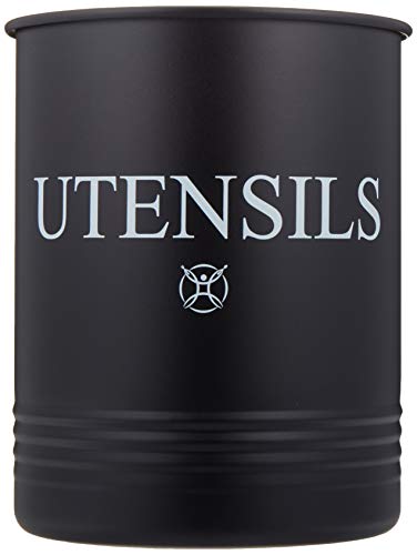  Utensil Holder Large Crocks Kitchen (black)