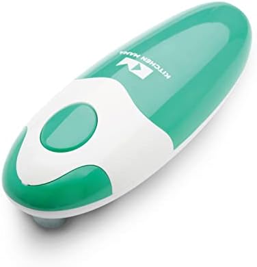  Auto Electric Can Opener: Open Your Cans With A Simple Push Of Button - Automatic, Hands Free, Smooth Edge, Food-Safe, Battery Operated, YES YOU CAN (Red)