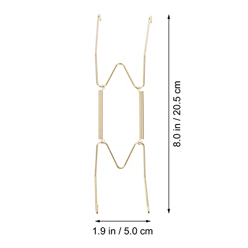  30 Pcs Wire Plate Hanger Plate Spring Hook Wall Plate Hanger For Decorative Plate