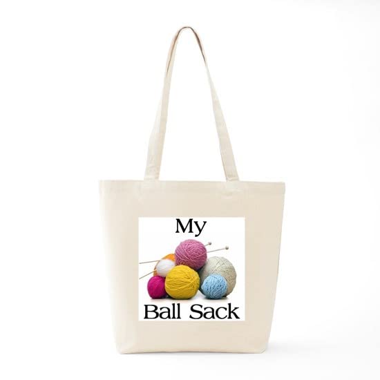 CafePress KNITTING GIFTS Tote Bag Natural Canvas Tote Bag, Reusable Shopping Bag