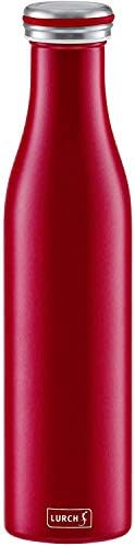 Lurch Urch Germany Thermal Bottle For Hot And Cold Drinks Made Of Double-Walled Stainless Steel (Pearl Blue, 25, Oz. | 0.75l)